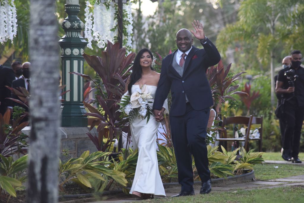 JUST MARRIED: Minister in the Ministry of Finance Brian Manning and his