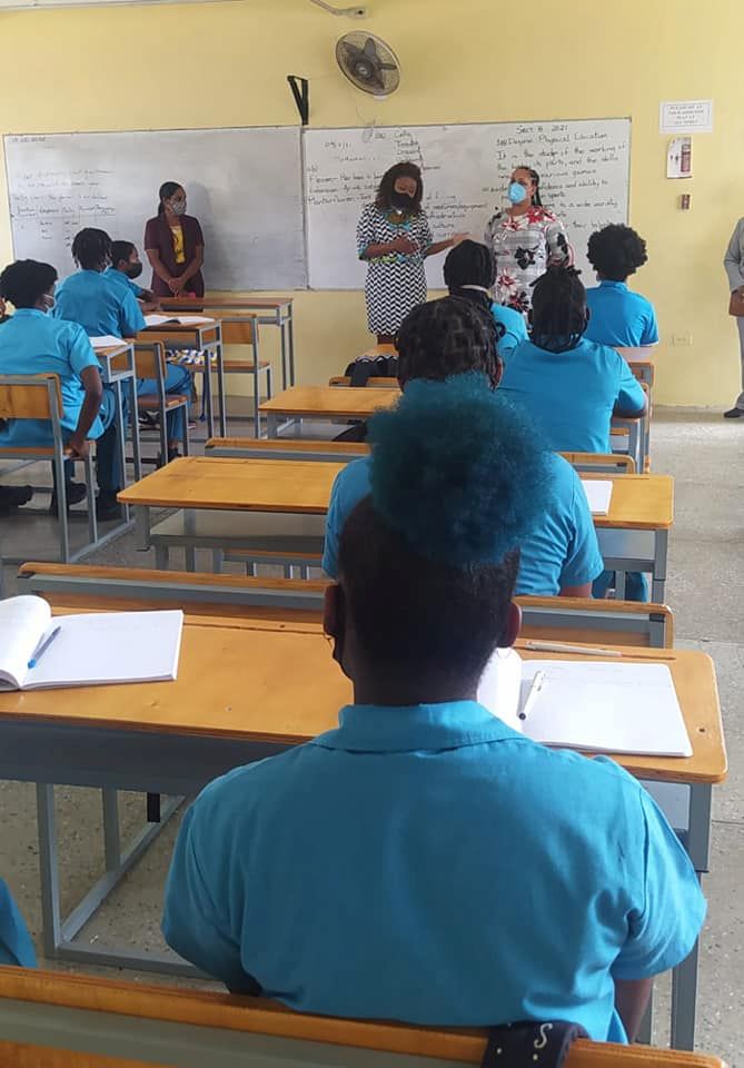 Education Ministers visit schools in NorthEast Trinidad Trinidad