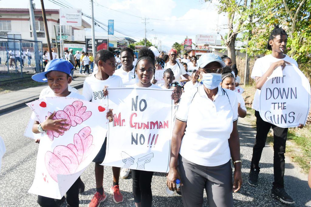 Youth Call For End To Crime Violence During Peace March Trinidad