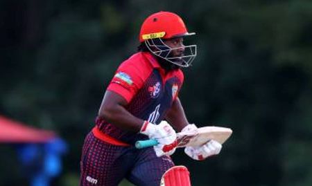 Aaron Jones - Wicket - West Indies vs USA