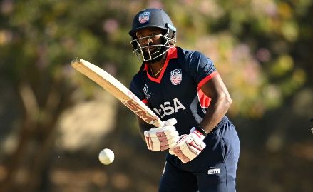 Aaron Jones - Wicket - West Indies vs USA