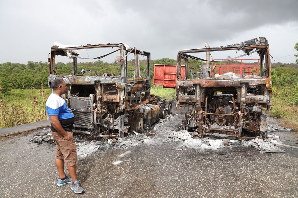 Businessman’s trucks torched - Trinidad Guardian