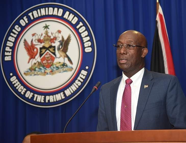 Prime Minister Dr Keith Rowley.