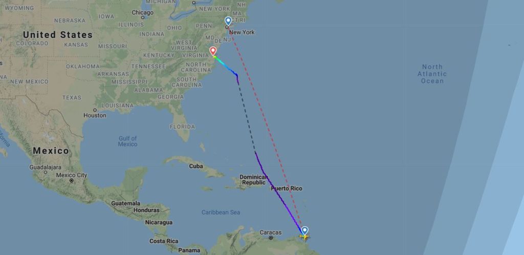 CAL plane s windshield cracks mid air flight diverted to Virginia