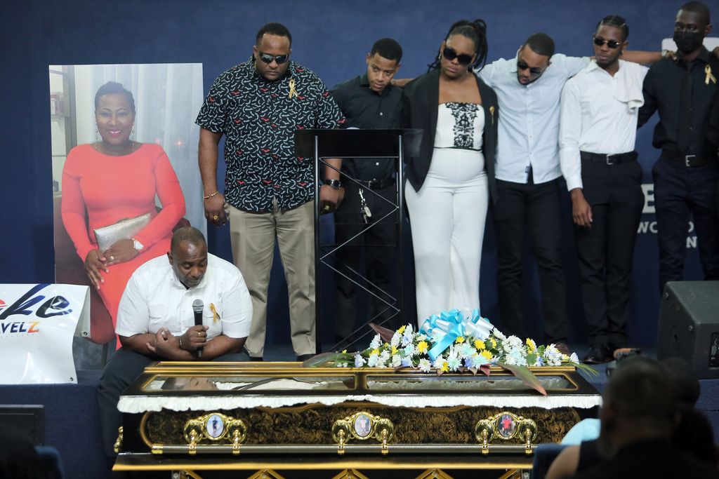 Emotional tributes at funeral of murdered airline employee - Trinidad ...