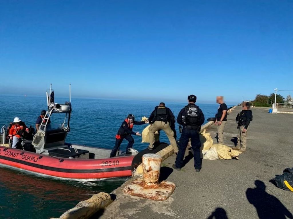 US Coast Guard offloads US$4.5 million in seized cocaine in Caribbean ...