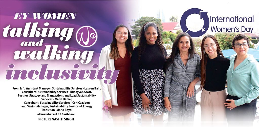 EY women talking and walking inclusivity - Trinidad Guardian