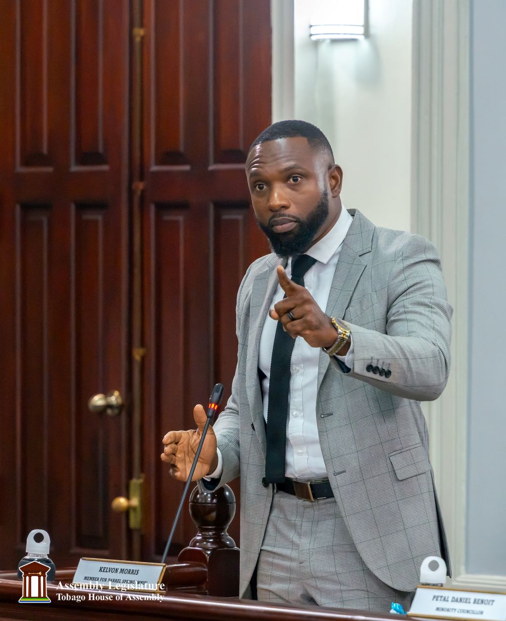 THA Minority Leader Kelvon Morris